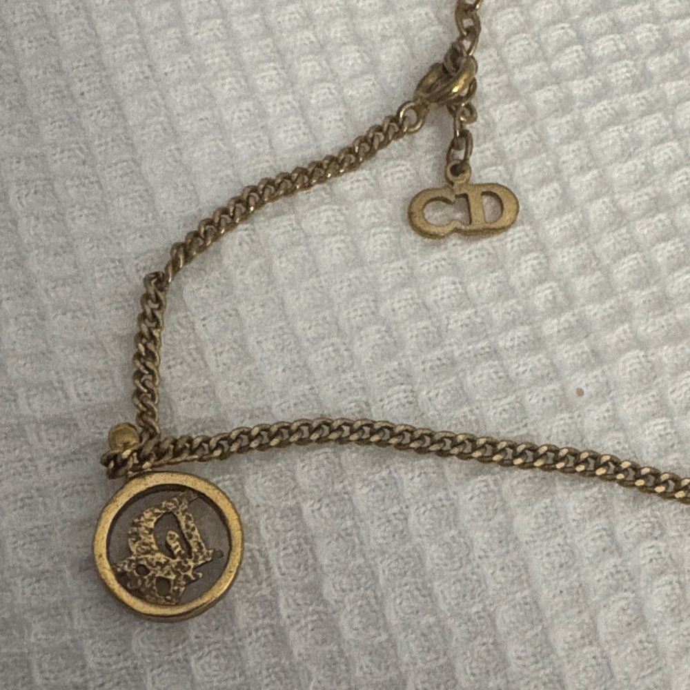 Elegant Dior Gold Necklace